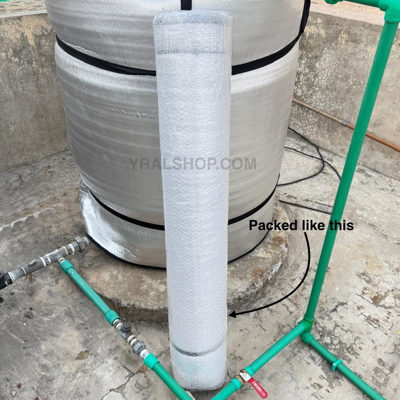 Water Tank Insulation Cover - Aluminum Coated