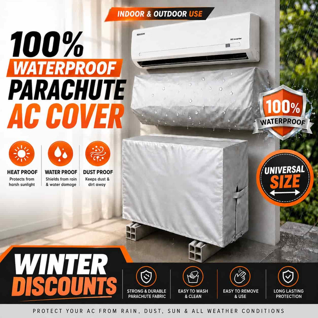 AC Dust Cover - (Inner + Outer) Water & Dust Proof | Universal Size