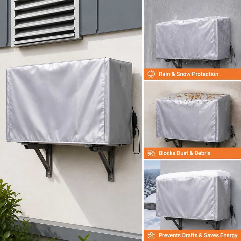 AC Dust Cover - (Inner + Outer) Water & Dust Proof | Universal Size